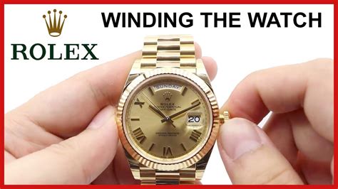 how many times to wind rolex